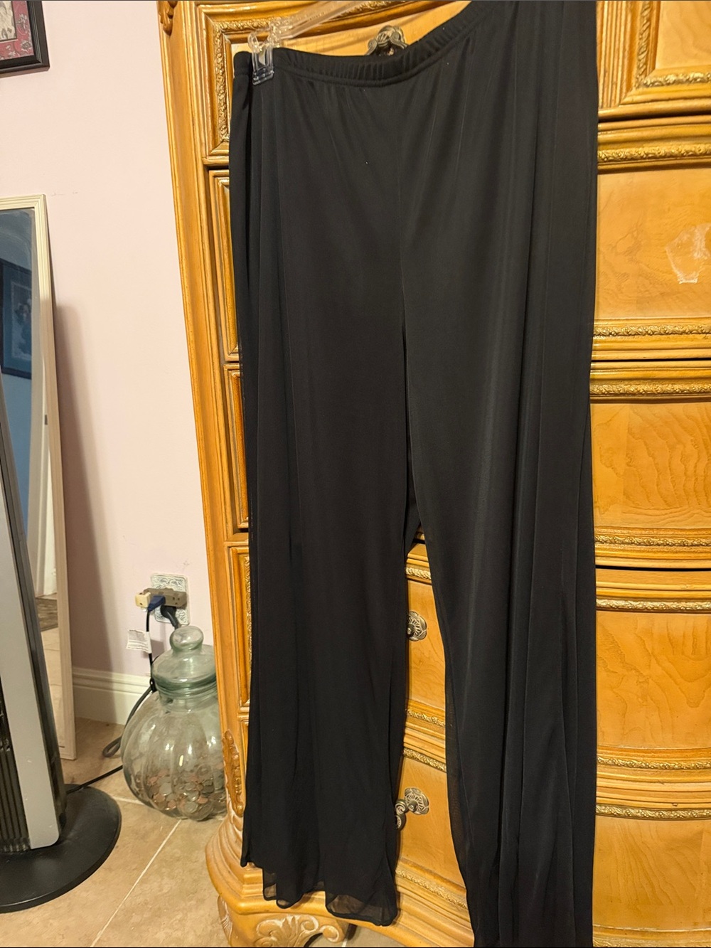 Blu Sage Black Wide-Leg Palazzo Pants